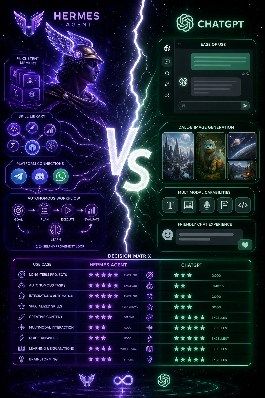 Hermes vs ChatGPT: Why Persistent Memory Changes Everything