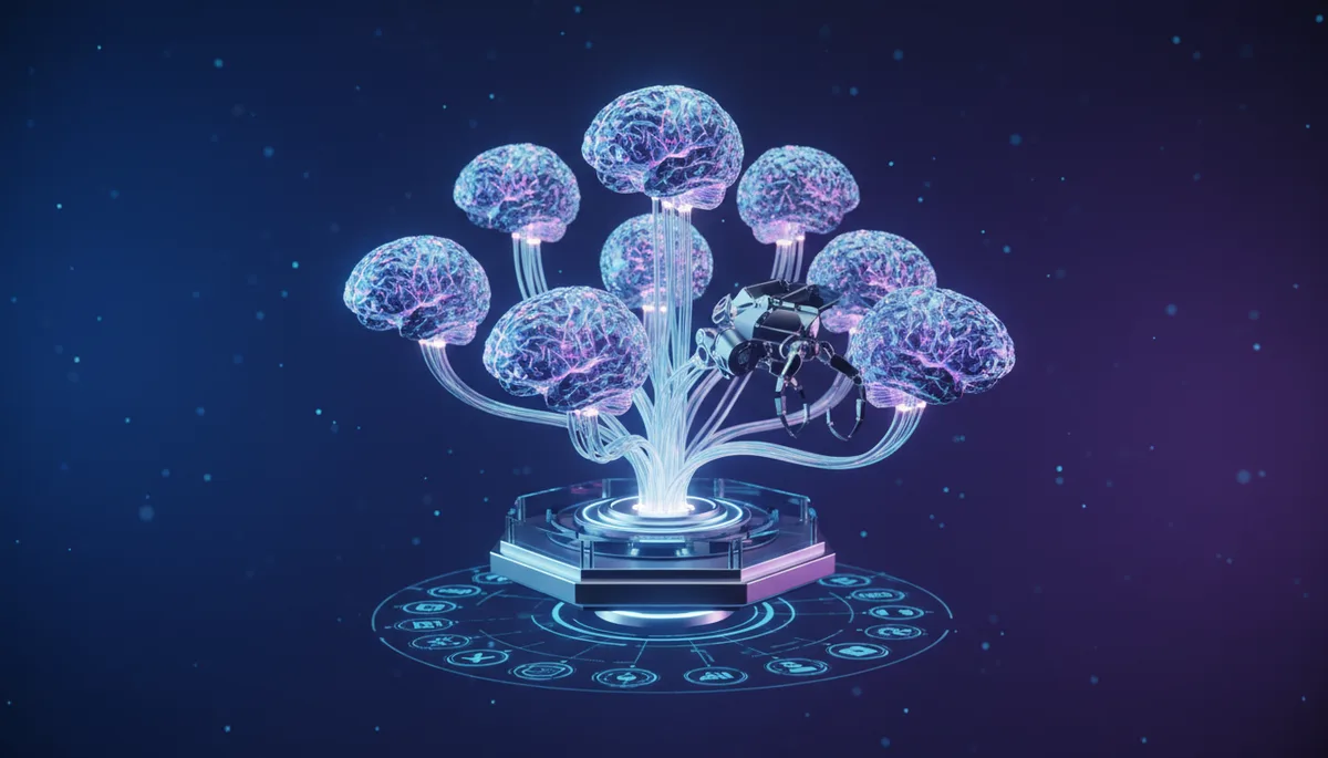 Multi-model AI agent architecture with swappable LLM brains