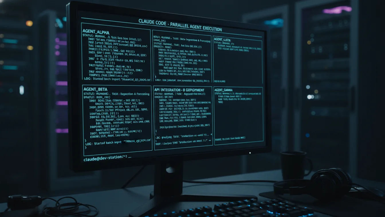 Dark terminal showing Claude Code